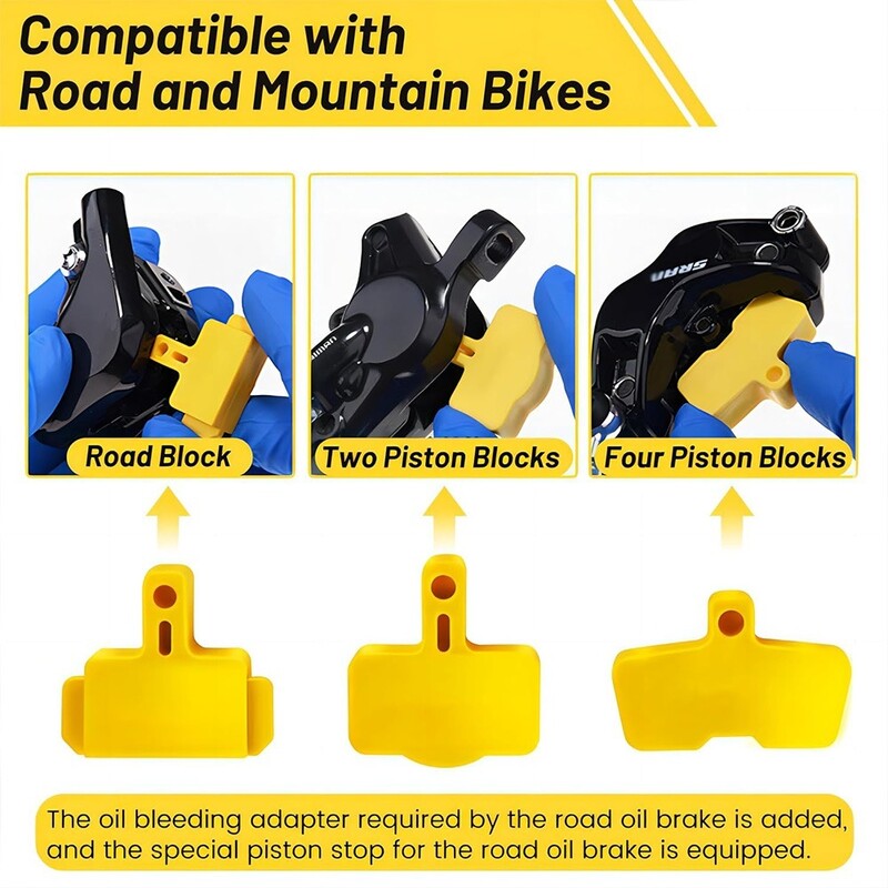 Velosipēdu hidraulisko disku bremžu eļļas atgaisošanas komplekta instrumenti SHIMANO, SRAM, Avid, MAGURA sērijas MTB šosejas velosipēdu bremžu remonta rīkam Ezmtb