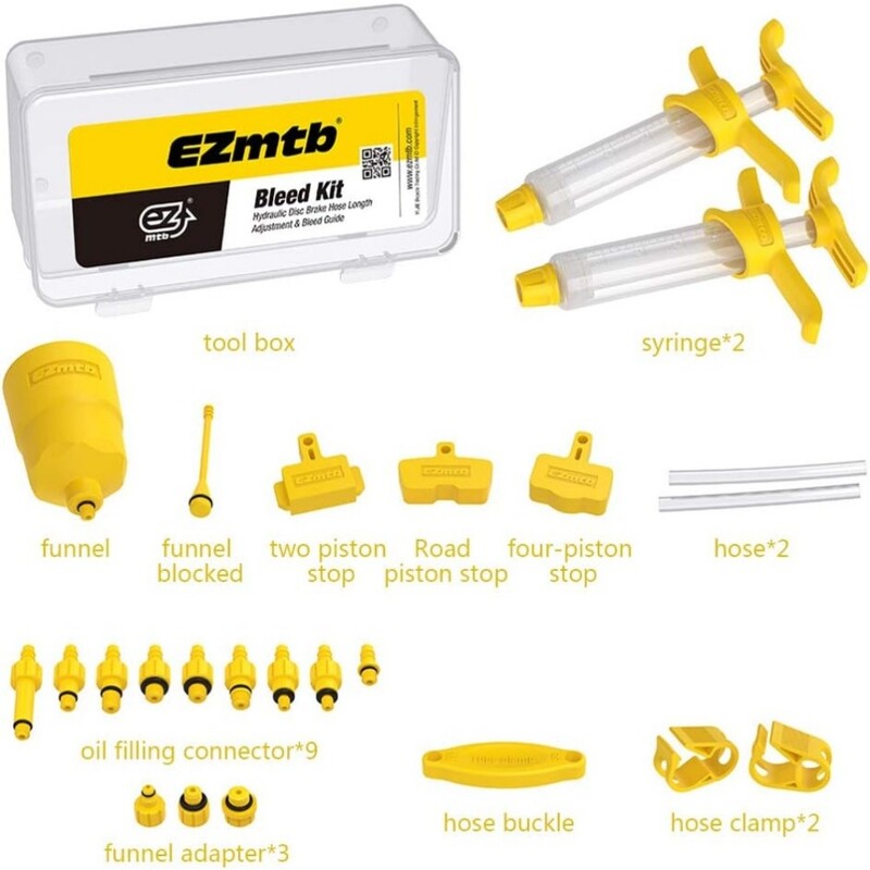 Velosipēdu hidraulisko disku bremžu eļļas atgaisošanas komplekta instrumenti SHIMANO, SRAM, Avid, MAGURA sērijas MTB šosejas velosipēdu bremžu remonta rīkam Ezmtb