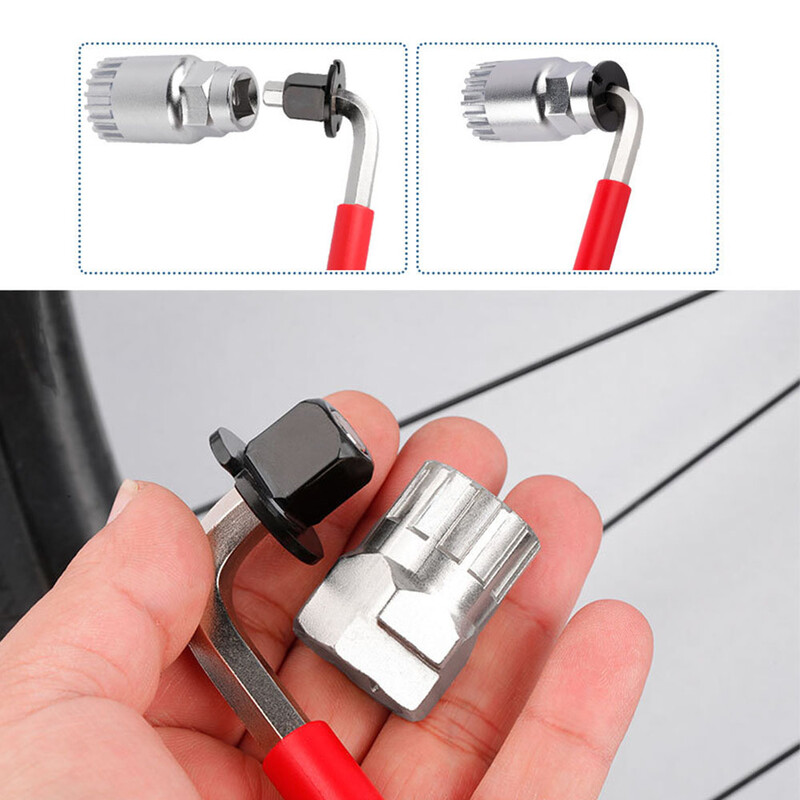 Alat za skidanje kazete za bicikl, Alat za uklanjanje pomoćnog lančanika sa slobodnim hodom, višenamjenski ključ, Ključ, lančanici za bicikl, Alat za bicikl