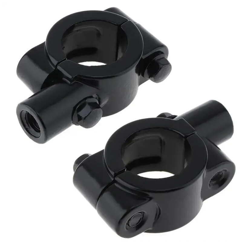 1 pāri universāls velosipēda stūres spogulis 22 mm noapaļots sānskata atpakaļskata spogulis motocikla e-velosipēda skrejritenis 8 mm atpakaļskata spoguļi