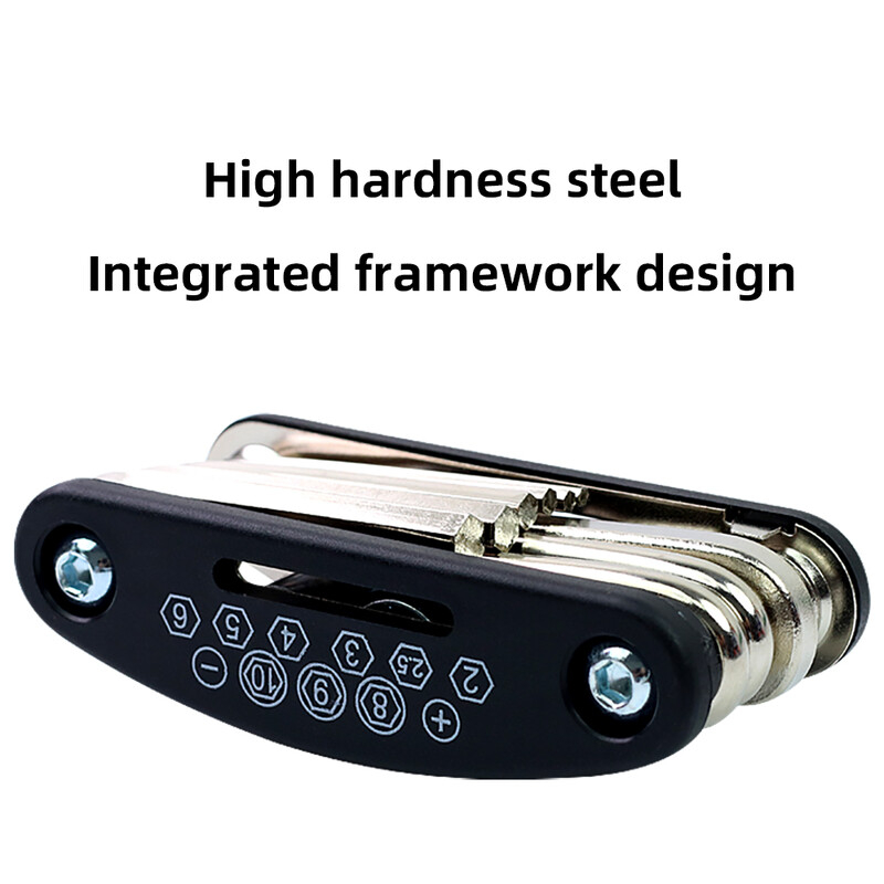 VXM velosipēda daudzfunkcionāls rīks 16 vienā kabatas mini remonta rīks pārnēsājams velosipēda skrūvgrieža remonts riteņbraukšanas instrumenta piederumu daļas