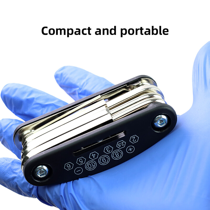 VXM velosipēda daudzfunkcionāls rīks 16 vienā kabatas mini remonta rīks pārnēsājams velosipēda skrūvgrieža remonts riteņbraukšanas instrumenta piederumu daļas