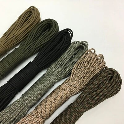 550 Paracord militar 7 fire 4mm Snur tactic de parașuta Accesorii pentru camping Supraviețuire în aer liber Brățară bricolaj