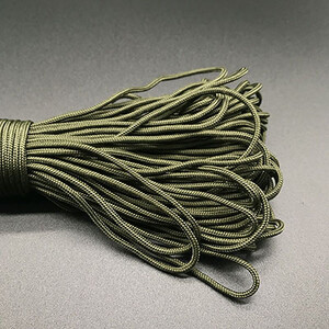 IQiuhike Paracord 2mm 50FT 100FT (31Meters) Viens statīvs serdeņi Paracord virve Cuerda Escalada Paracorde rokassprādzes Paracord