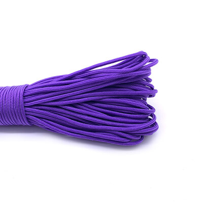 IQiuhike Paracord 2mm 50FT 100FT (31Meters) Viens statīvs serdeņi Paracord virve Cuerda Escalada Paracorde rokassprādzes Paracord