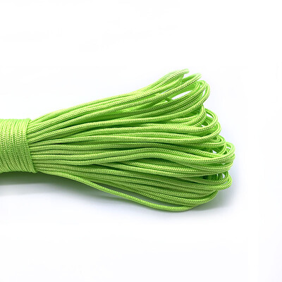 IQiuhike Paracord 2mm 50FT 100FT (31Meters) Viens statīvs serdeņi Paracord virve Cuerda Escalada Paracorde rokassprādzes Paracord