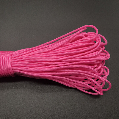 IQiuhike Paracord 2mm 50FT 100FT (31Meters) Viens statīvs serdeņi Paracord virve Cuerda Escalada Paracorde rokassprādzes Paracord