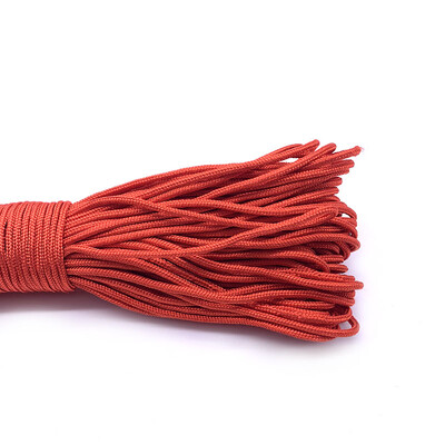 IQiuhike Paracord 2mm 50FT 100FT (31Meters) Viens statīvs serdeņi Paracord virve Cuerda Escalada Paracorde rokassprādzes Paracord