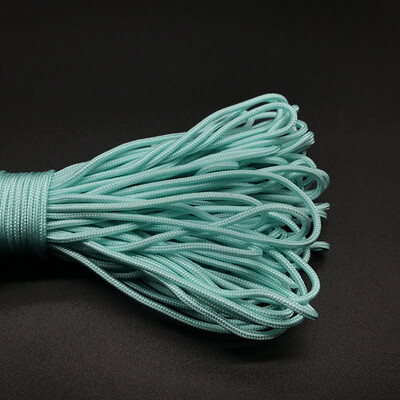 IQiuhike Paracord 2mm 50FT 100FT (31Meters) Viens statīvs serdeņi Paracord virve Cuerda Escalada Paracorde rokassprādzes Paracord