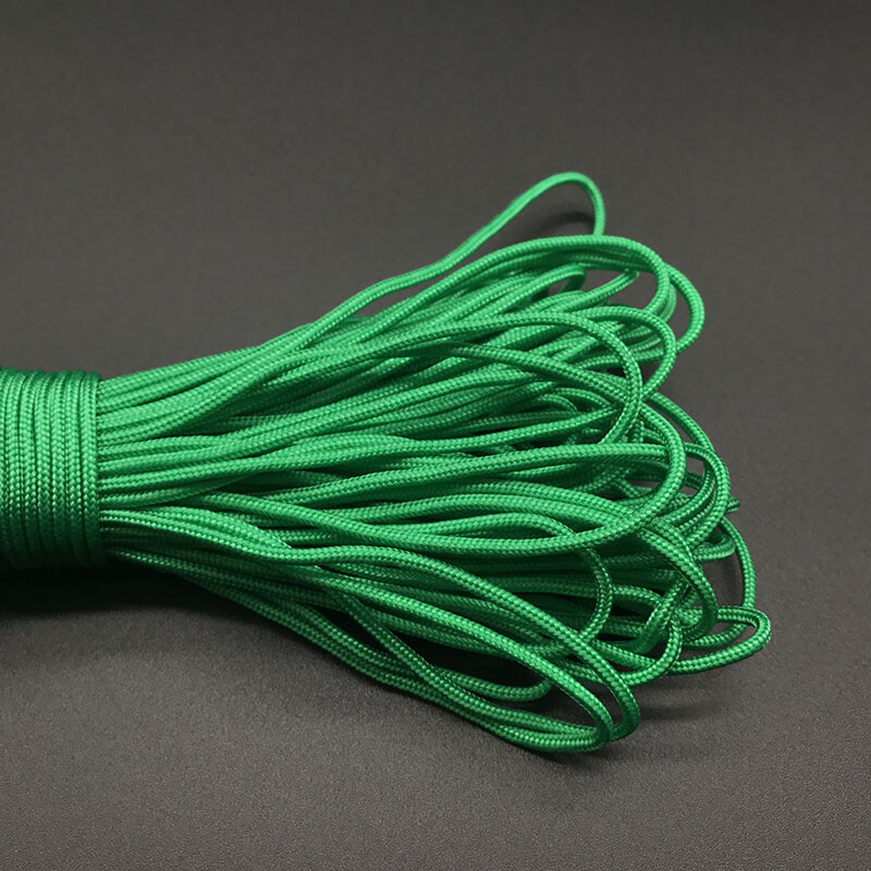 IQiuhike Paracord 2mm 50FT 100FT (31Meters) Viens statīvs serdeņi Paracord virve Cuerda Escalada Paracorde rokassprādzes Paracord