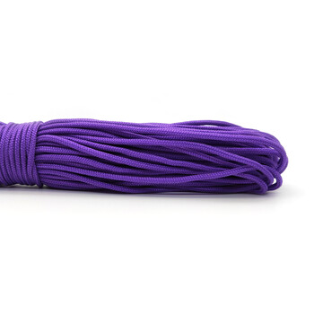 100FT 25FT 100 Χρώματα Διάμετρος 2mm One Stand Cores Σχοινί Paracord για Survival Αλεξίπτωτο Κορδόνι Κορδόνι Σκηνής Κορδόνι για Πεζοπορία Κάμπινγκ