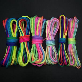 Rainbow Rope 7 Strands 5m/10m/31m,2mm/3mm/4mm Διάμετρος Parachute Rope Climbing Camping Survival Gear ParachuteRope Bracelet