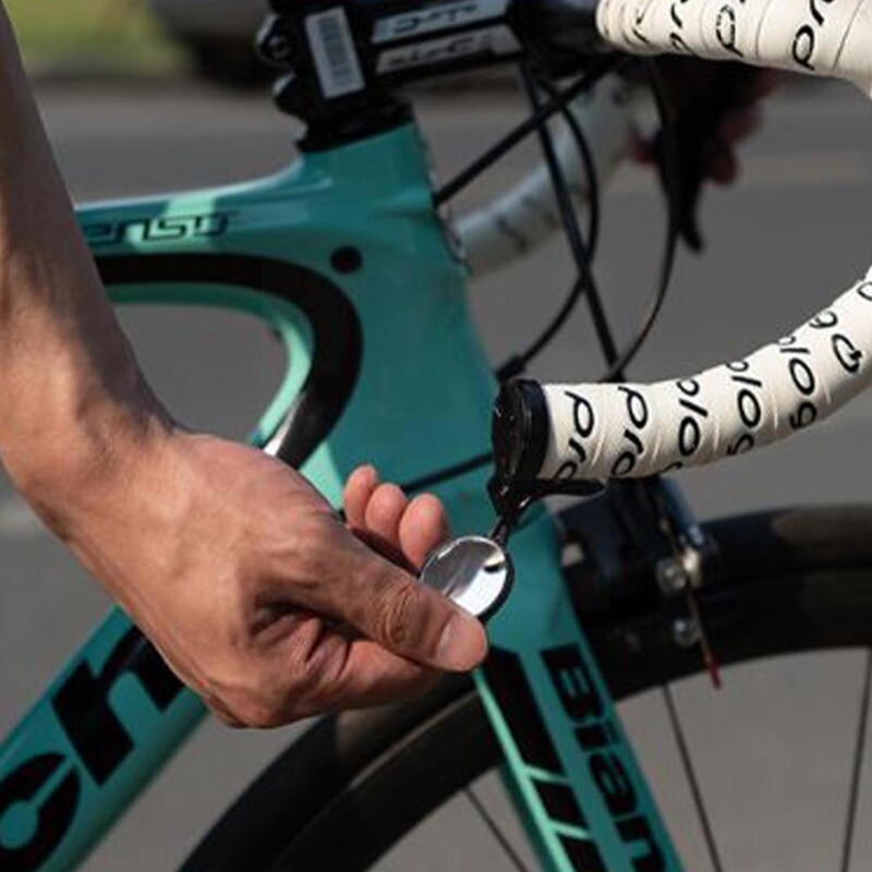 Regulējams mini velosipēda atpakaļskata spogulis šosejas velosipēda stūrei Elastīgs drošs atpakaļskata atpakaļskata spogulis velosipēda spogulis