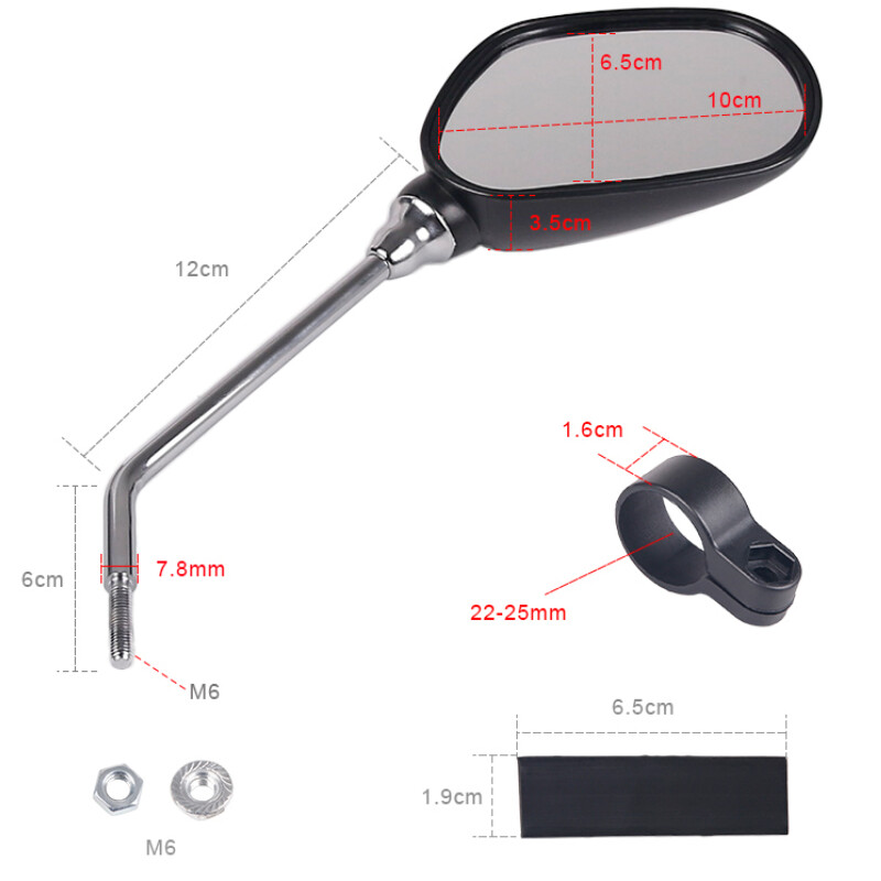 2gab velosipēda atpakaļskata spoguļa atstarotāja leņķis regulējams kreisais labais spoguļi āra drošība braukšanas velosipēda rokturis atpakaļskata spogulis