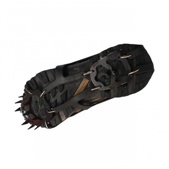 1 ζεύγος 18 δοντιών αντιολισθητικά Ice Grips Snow Boot Traction Cleat Spikes Crampon