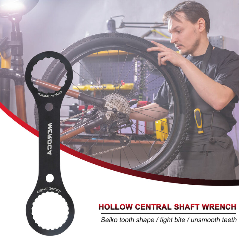 Velosipēda DUB BB Apakšējo kronšteinu Uzgriežņu atslēga 44 mm 16 robu Instalējiet remonta velosipēda uzgriežņu atslēgu Shimano BB51/BB52/BB70/BB71/RS500/MT