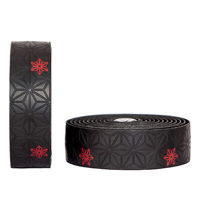 Šosejas velosipēda stūres lentes, divu krāsu krizantēmas raksta stūres lentes Neslīdošas un elpojošas stieņa lentes stūres piederumi