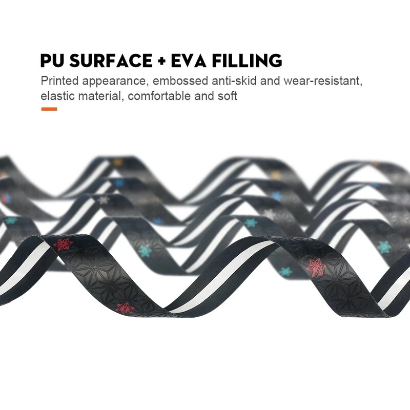 Šosejas velosipēda stūres lentes, divu krāsu krizantēmas raksta stūres lentes Neslīdošas un elpojošas stieņa lentes stūres piederumi