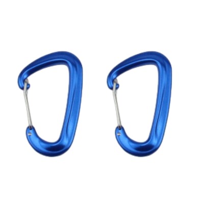 1PCS Издръжлив 12KN D Карабинер Ключ Алуминиева телена врата Пружинна скоба Заключваща раница Хамак Къмпинг Туризъм Катерачна екипировка