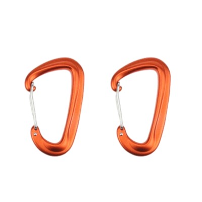 1PCS Издръжлив 12KN D Карабинер Ключ Алуминиева телена врата Пружинна скоба Заключваща раница Хамак Къмпинг Туризъм Катерачна екипировка