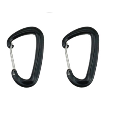 1PCS Издръжлив 12KN D Карабинер Ключ Алуминиева телена врата Пружинна скоба Заключваща раница Хамак Къмпинг Туризъм Катерачна екипировка