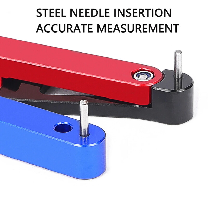 LEBYCLE MTB velosipēdu ķēdes nodiluma indikatora mērītāja saites pārbaudītājs alumīnija sakausējuma šosejas velosipēdu remonts Precīzi daudzfunkcionāli instrumenti