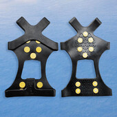 10 hambaga mägironimisklambrid, kaasas olevad libisemisvastased krambid Unisex lumeküünisega jalatsikatted kõndimise matkatarvikud