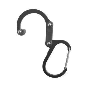 Hybrid Gear Clip Carabiner Περιστρεφόμενος γάντζος κλιπ που δεν κλειδώνει Ισχυρά κλιπ για κάμπινγκ ψάρεμα Πεζοπορία Ταξίδι σακίδιο σακίδιο εξωτερικού χώρου