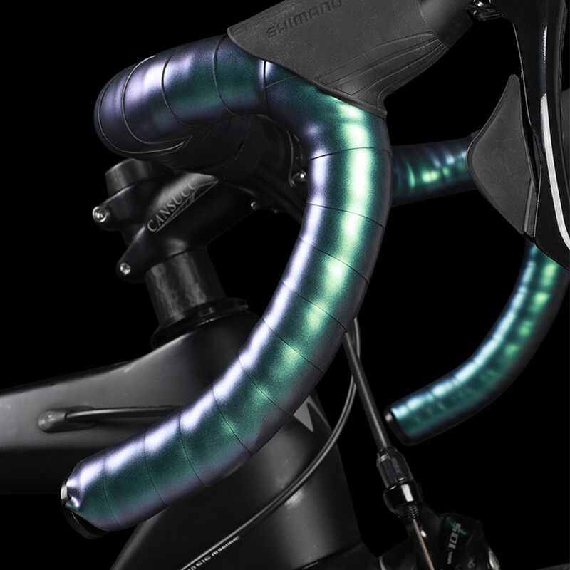 Cureaua pentru ghidon de bicicletă de drum, care amortizează șocurile PU anti-alunecare, înveliș pentru ghidon Echipament de ciclism