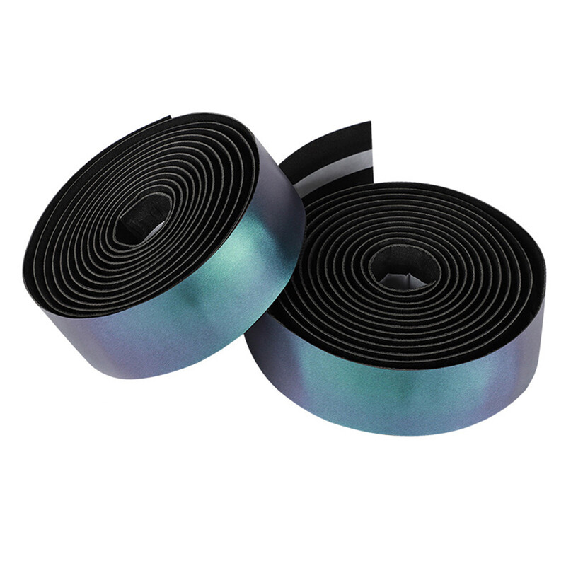 Cureaua pentru ghidon de bicicletă de drum, care amortizează șocurile PU anti-alunecare, înveliș pentru ghidon Echipament de ciclism