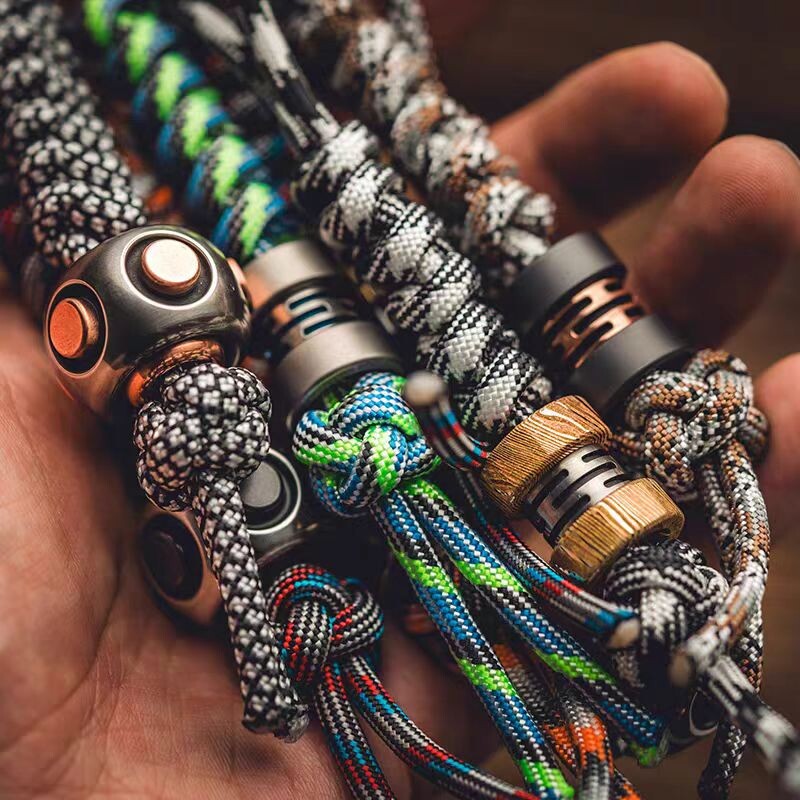4 mm 7 kodolu paracord, DIY krāsainas pītas virves kaklarotas rotaslietas ar rokām darinātas rokassprādzes pītas virves roku darbs populārs stils