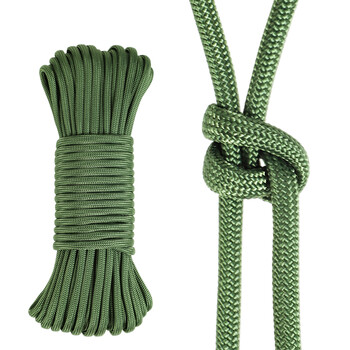 15M Heavy Duty Paracord για κιτ επιβίωσης Αλεξίπτωτο Κορδόνι Κορδόνι Κάμπινγκ Αναρρίχηση με σχοινί πεζοπορία Σχοινιά ρούχων για σκηνή εξωτερικού χώρου