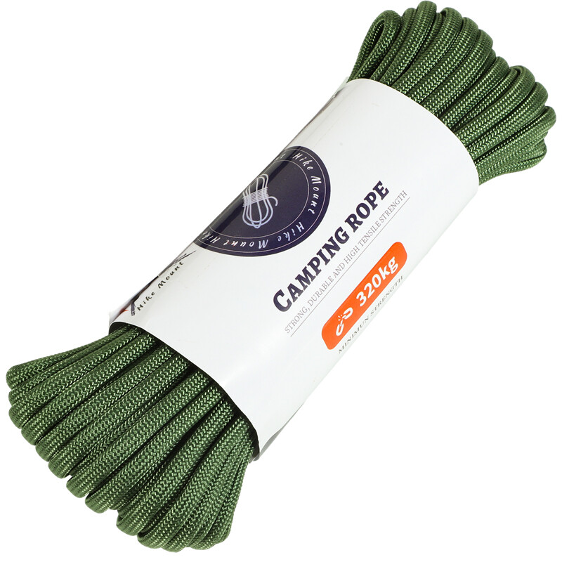 15M Sunkios apkrovos „Paracord for Survival“ rinkinys, parašiuto virvelė.