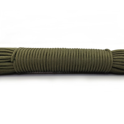 31 metras 3 mm tvirtas parašiuto laidas, raištelis Mil Spec Type One Strand laipiojimo stovyklavimo išgyvenimo įranga Paracord