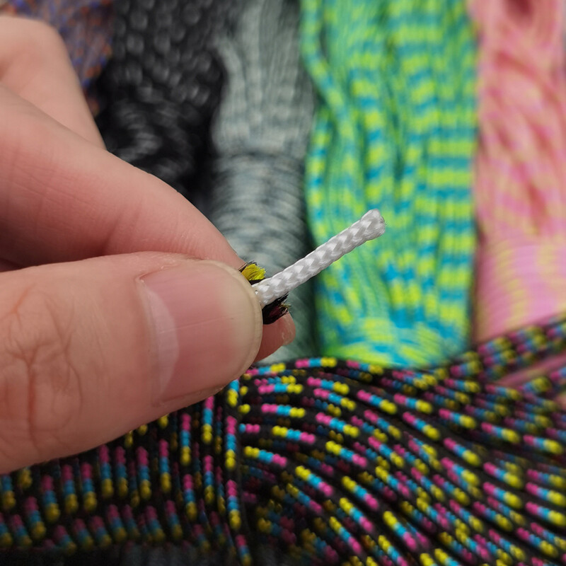 31 metras 3 mm tvirtas parašiuto laidas, raištelis Mil Spec Type One Strand laipiojimo stovyklavimo išgyvenimo įranga Paracord