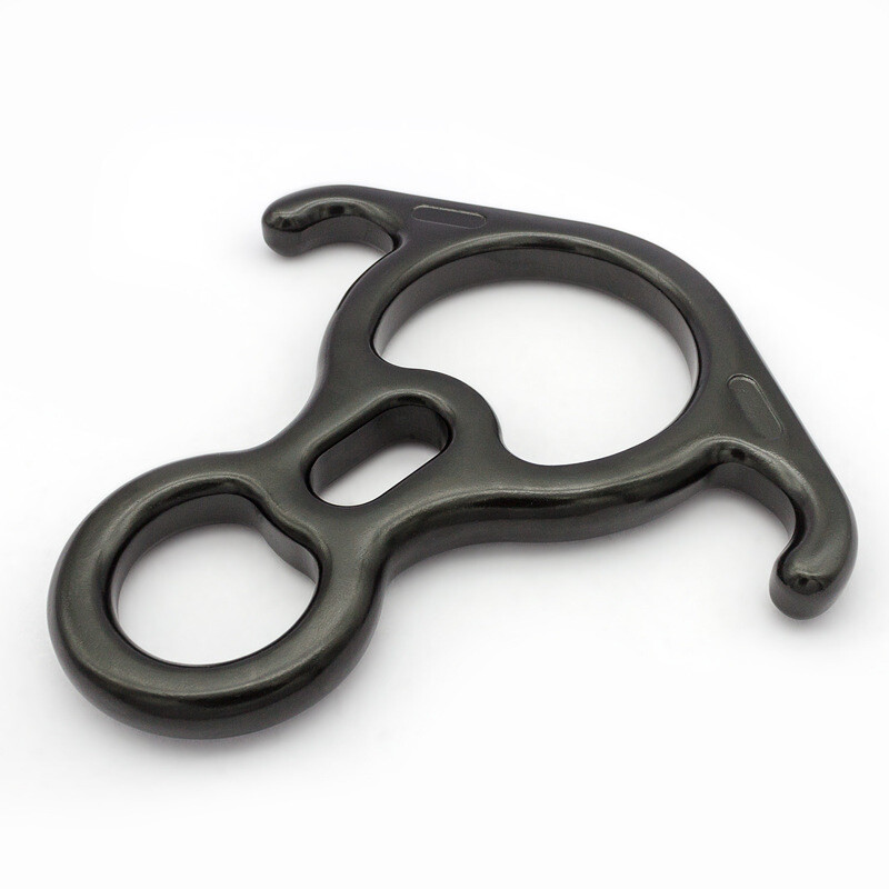 Kaljuronimise laskumisseade OX Horn 8 laskumisrõngas allamäge kaheksa rõngas koos painutatud kõrva ründevarustuse kaitseseadme varustusega