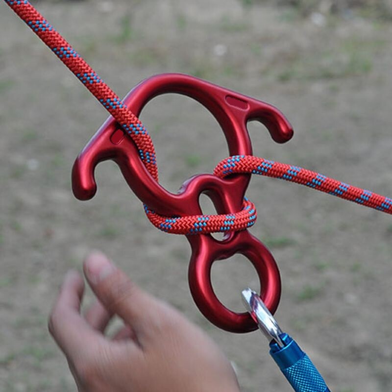 Kaljuronimise laskumisseade OX Horn 8 laskumisrõngas allamäge kaheksa rõngas koos painutatud kõrva ründevarustuse kaitseseadme varustusega