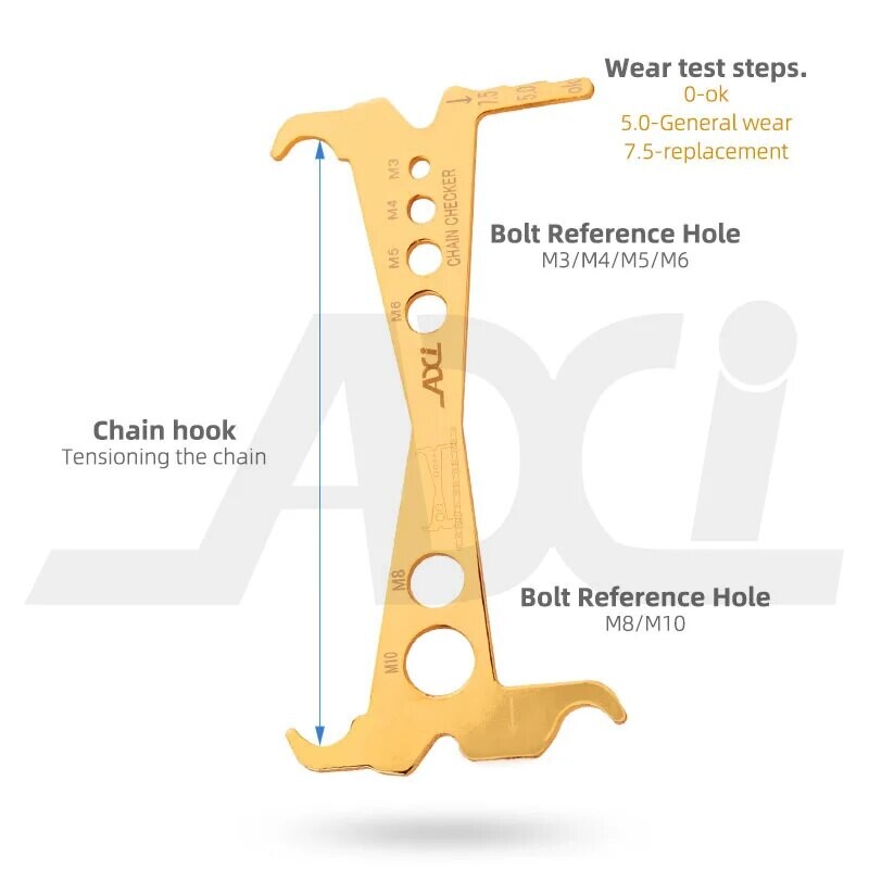 Alat za popravak lanca bicikla Lanci za planinske ceste Merač Mjerno ravnalo Indikator istrošenosti bicikla Zamjenski pribor