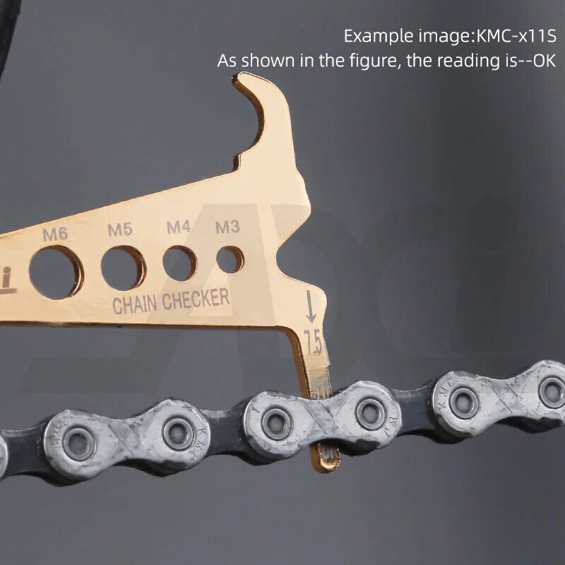 Alat za popravak lanca bicikla Lanci za planinske ceste Merač Mjerno ravnalo Indikator istrošenosti bicikla Zamjenski pribor
