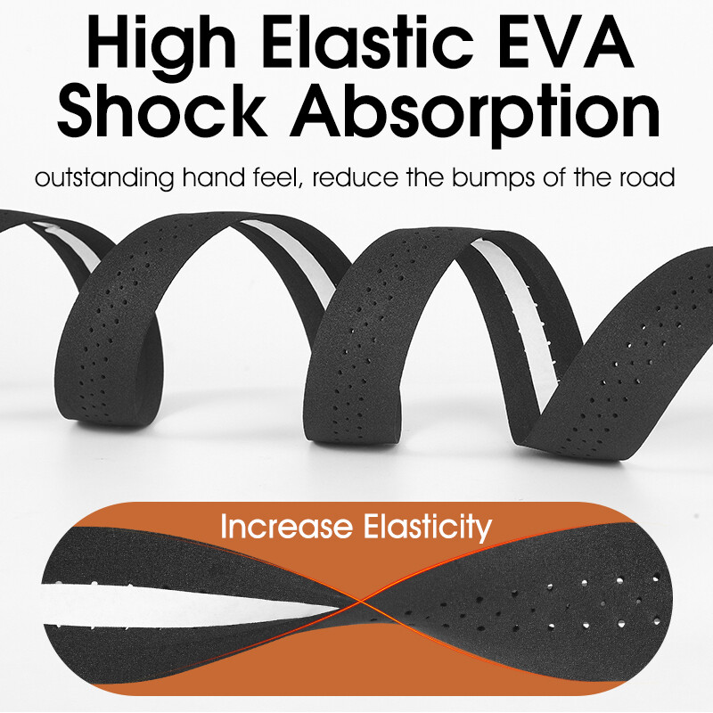 WEST BIKING EVA Velosipēdu stūres lente Pretslīdes amortizācija Amortizējoša aptinuma stieņa lente Mīksta, elpojoša, augstas stiprības šosejas velosipēda lente