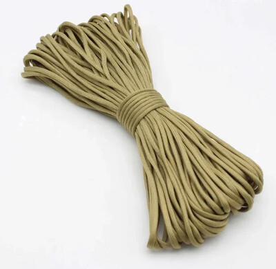 10/20 m 7 branduolių daugiafunkcis karinis pintas Paracord, skirtas rankų darbo pasidaryk pats išgyvenimui lauke, stovyklavimo laipiojimo raktų pakabukas