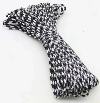 10/20 m 7 branduolių daugiafunkcis karinis pintas Paracord, skirtas rankų darbo pasidaryk pats išgyvenimui lauke, stovyklavimo laipiojimo raktų pakabukas