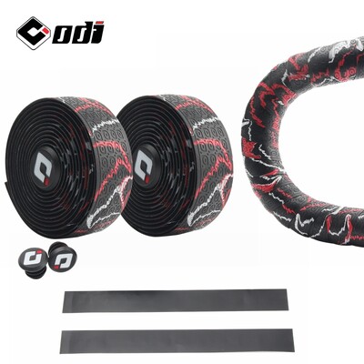 ODI velosipēdu stūres lente Mīksta velosipēdu stieņu lente PU EVA Neslīdošs, krāsains stūres pārsegs šosejas slīdēšanas velosipēdu braukšanas piederumiem