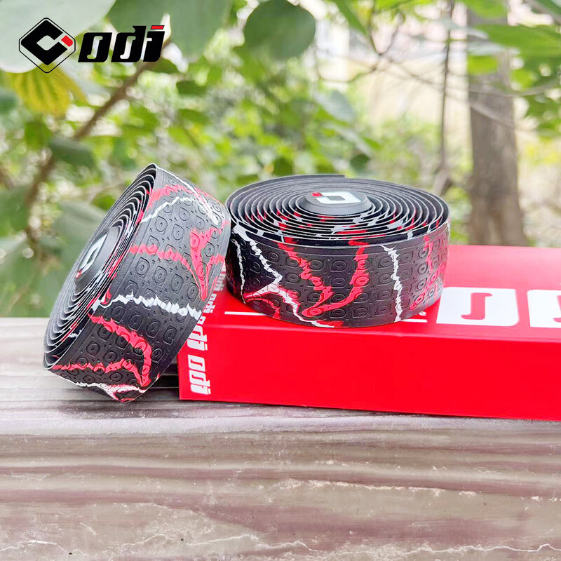 ODI velosipēdu stūres lente Mīksta velosipēdu stieņu lente PU EVA Neslīdošs, krāsains stūres pārsegs šosejas slīdēšanas velosipēdu braukšanas piederumiem