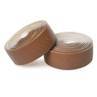 Starinski perforirani remeni za upravljač bicikla Kožni upijajući udarci Protuklizna udobnost Produženi remeni za upravljač cestovnog bicikla