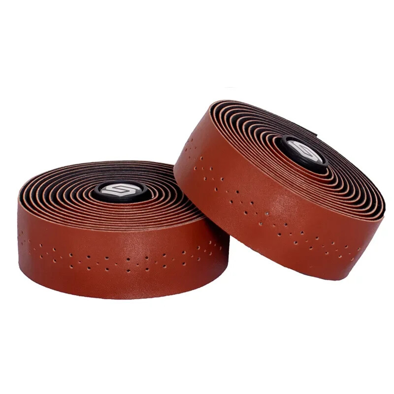 Starinski perforirani remeni za upravljač bicikla Kožni upijajući udarci Protuklizna udobnost Produženi remeni za upravljač cestovnog bicikla