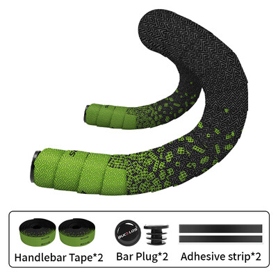 BUCKLOS velosipēda stieņu lentes pret slīdēšanu riteņbraukšanai stūres pārsega rokturi Amortizējoši velosipēda rokturi lentes siksna Fixie Road Gravel