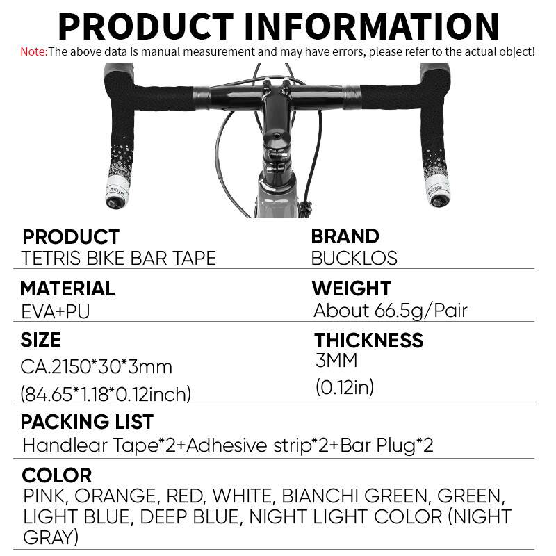 BUCKLOS velosipēda stieņu lentes pret slīdēšanu riteņbraukšanai stūres pārsega rokturi Amortizējoši velosipēda rokturi lentes siksna Fixie Road Gravel