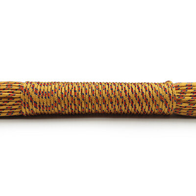 2 mm Paracord 25FT 100FT Virvė 1 vnt Paracorde lauko išgyvenimo įranga Drabužių linija „Pasidaryk pats“ apyrankių didmeninė prekyba