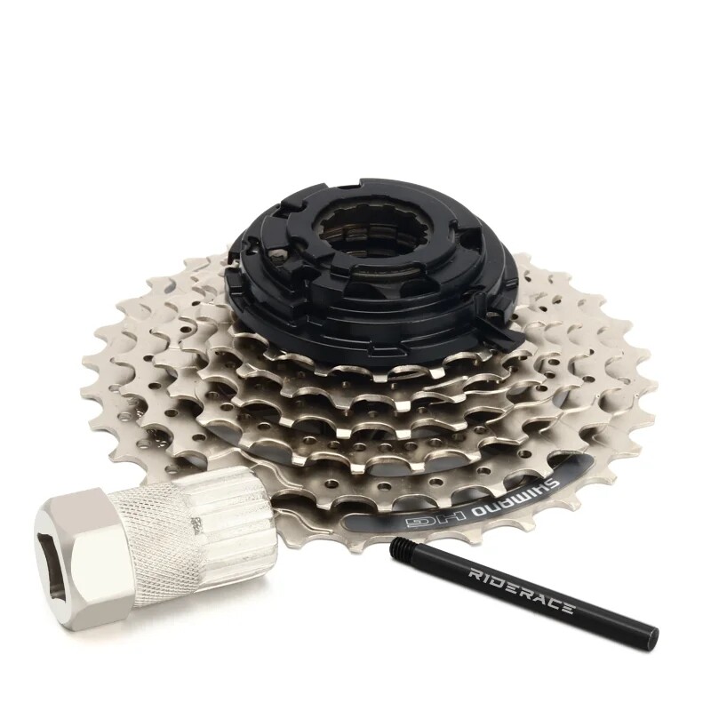 RIDERACE dviračio kasetės užrakto nuėmimo įrankis, skirtas Shimano SRAM SunRace smagračio žvaigždutės nuėmimo priemonėms kelių MTB dviračių remontui